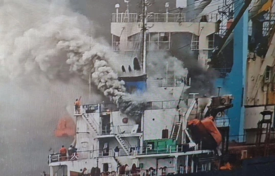 Russian strike on foreign commercial vessel in Odesa kills three, injures five