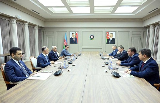 Prime Minister Ali Asadov meets with Russian health minister