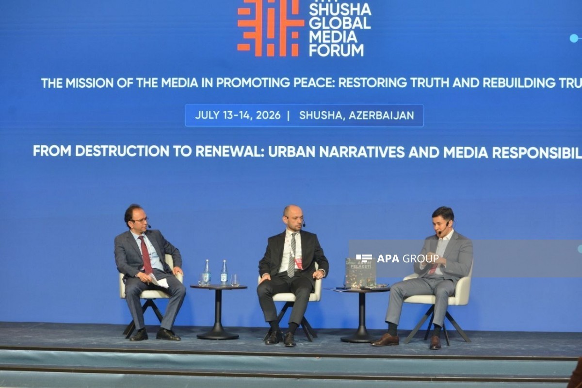 Shusha Global Media Forum hosts session on urban narratives and media responsibility - <span class="red_color">PHOTO