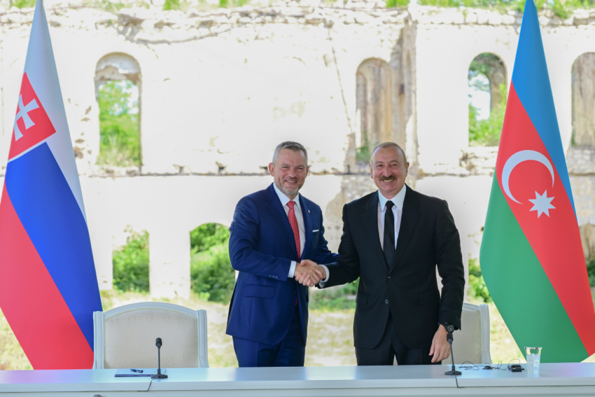 President Ilham Aliyev’s social media accounts shared post about Peter Pellegrini