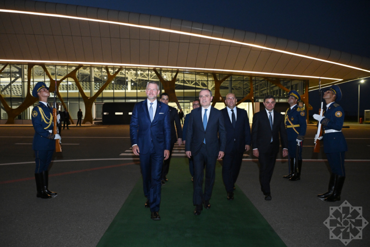 Slovak President departs Fuzuli Airport for Baku-<span class="red_color">PHOTO