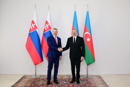 Official welcome ceremony held in Shusha for President of Slovakia Peter Pellegrini