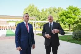 Official welcome ceremony held in Shusha for President of Slovakia Peter Pellegrini