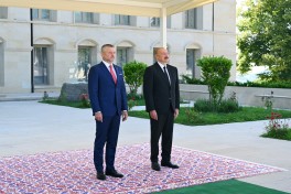 Official welcome ceremony held in Shusha for President of Slovakia Peter Pellegrini