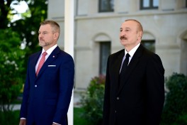 Official welcome ceremony held in Shusha for President of Slovakia Peter Pellegrini