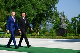 Official welcome ceremony held in Shusha for President of Slovakia Peter Pellegrini