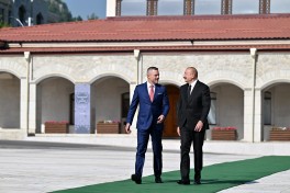 Official welcome ceremony held in Shusha for President of Slovakia Peter Pellegrini