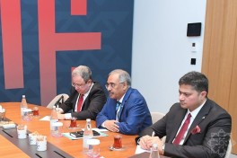 Presidential Assistant Hikmet Hajiyev meets with delegation of D-8 Economic Cooperation Organization in Shusha