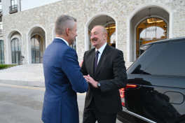 Official luncheon hosted in Khankendi on behalf of President Ilham Aliyev in honor of Slovak President
