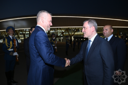 Slovak President departs Fuzuli Airport for Baku-PHOTO 