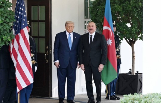 US President Donald Trump, Ilham Aliyev, President of the Republic of Azerbaijan