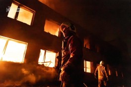 Russian ballistic missile attack on Kyiv kills two, injures six