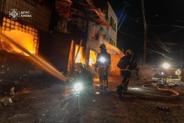 Russian ballistic missile attack on Kyiv kills two, injures six