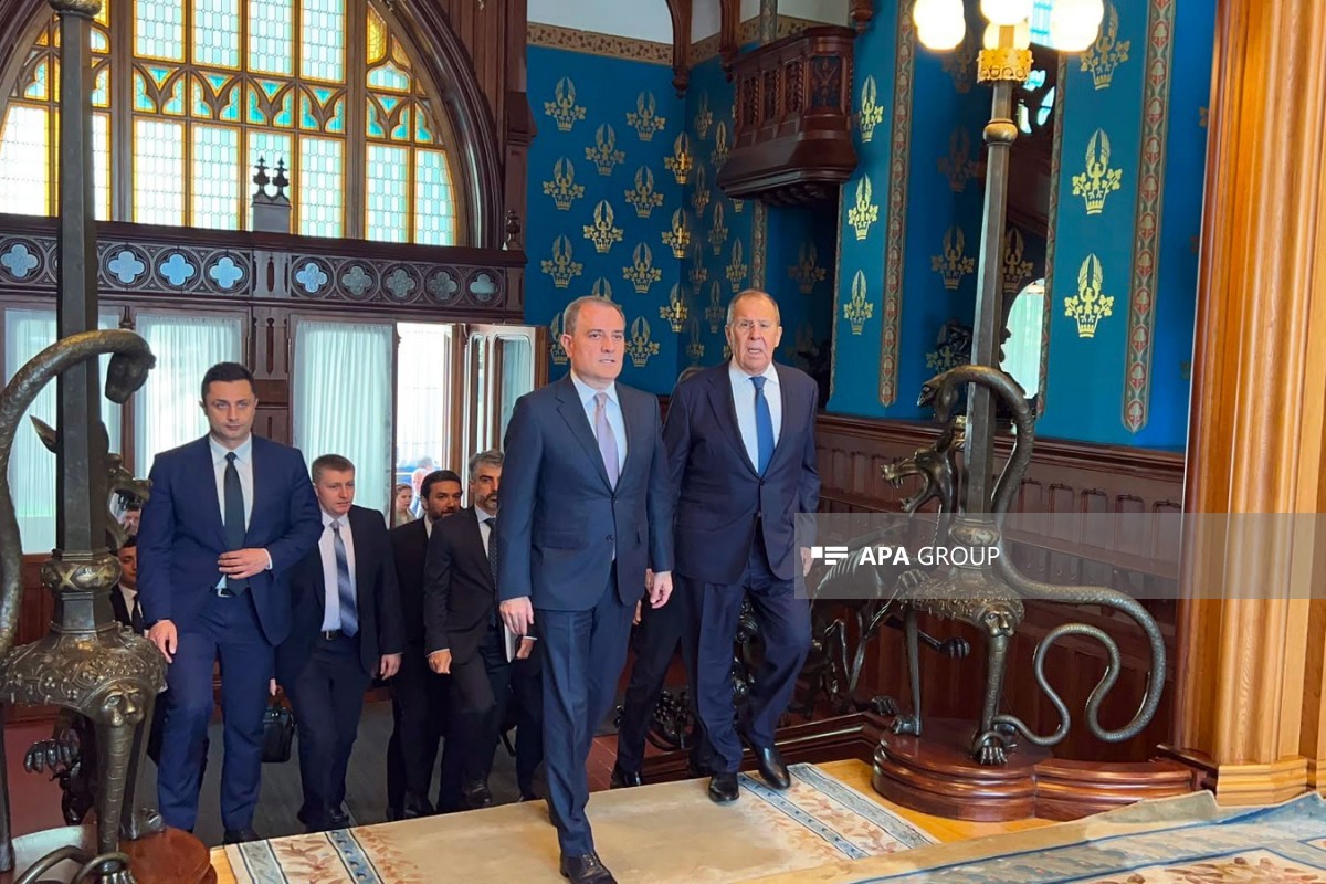 Azerbaijan and Russian foreign ministers begin talks in Moscow - <span class="red_color">PHOTO