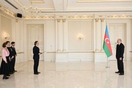 President Ilham Aliyev received credentials of newly appointed Brazilian ambassador