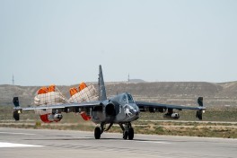 Azerbaijani Air Force pilots conduct combat training flights with JF-17C, Su-25ML and L-39 aircraft - PHOTO 