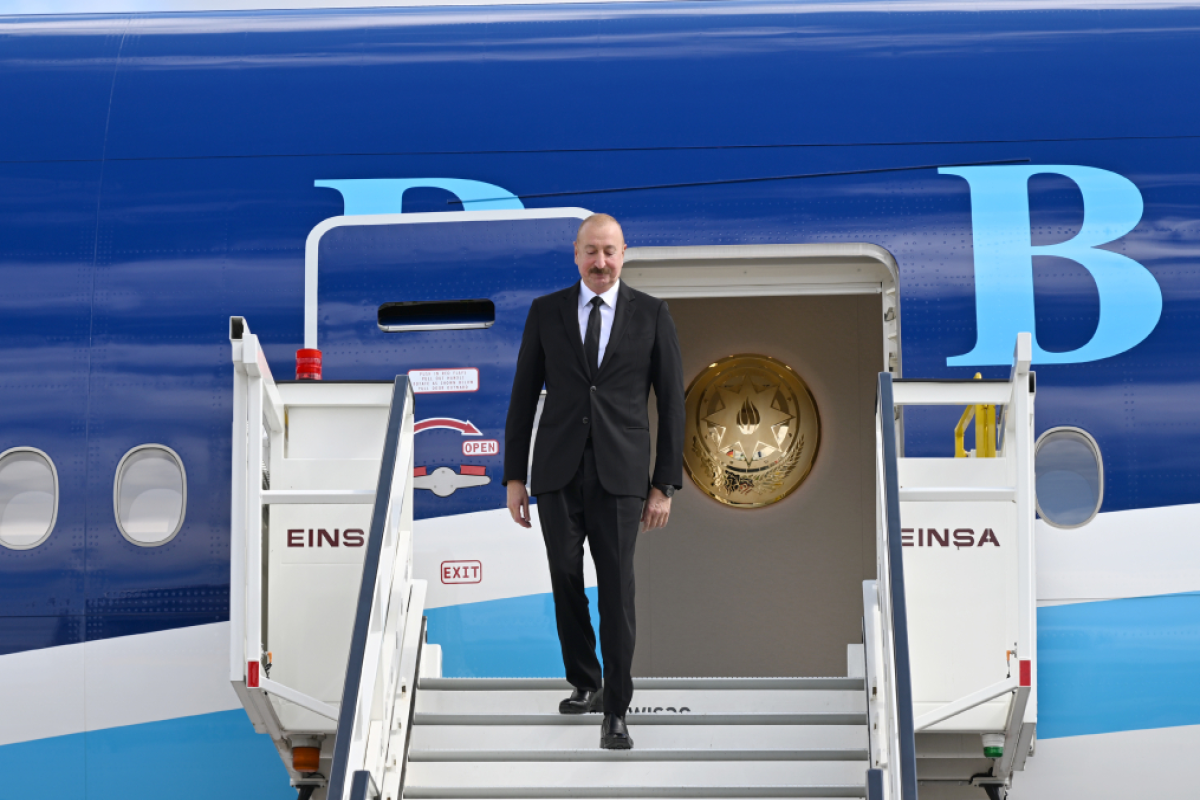 President of Azerbaijan Ilham Aliyev arrived in Germany for official visit
