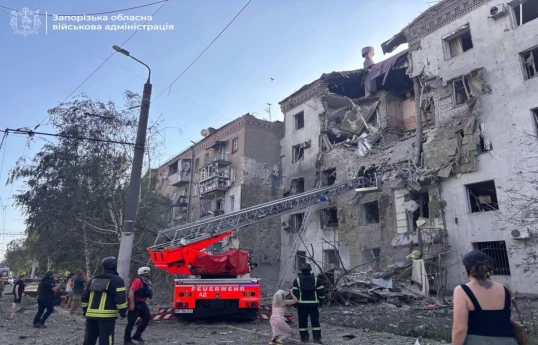 Five killed, 53 injured in Russian airstrikes on Zaporizhzhia and Pavlohrad