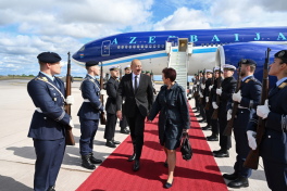 President of Azerbaijan Ilham Aliyev arrived in Germany for official visit