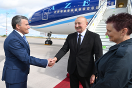 President of Azerbaijan Ilham Aliyev arrived in Germany for official visit