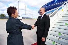 President of Azerbaijan Ilham Aliyev arrived in Germany for official visit
