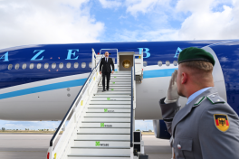 President of Azerbaijan Ilham Aliyev arrived in Germany for official visit