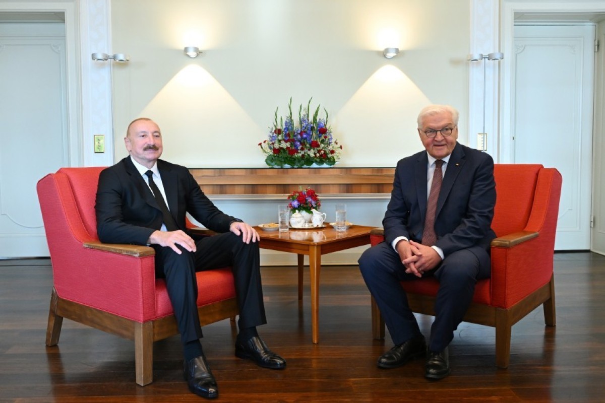 President of the Republic of Azerbaijan Ilham Aliyev and President of the Federal Republic of Germany Frank-Walter Steinmeier