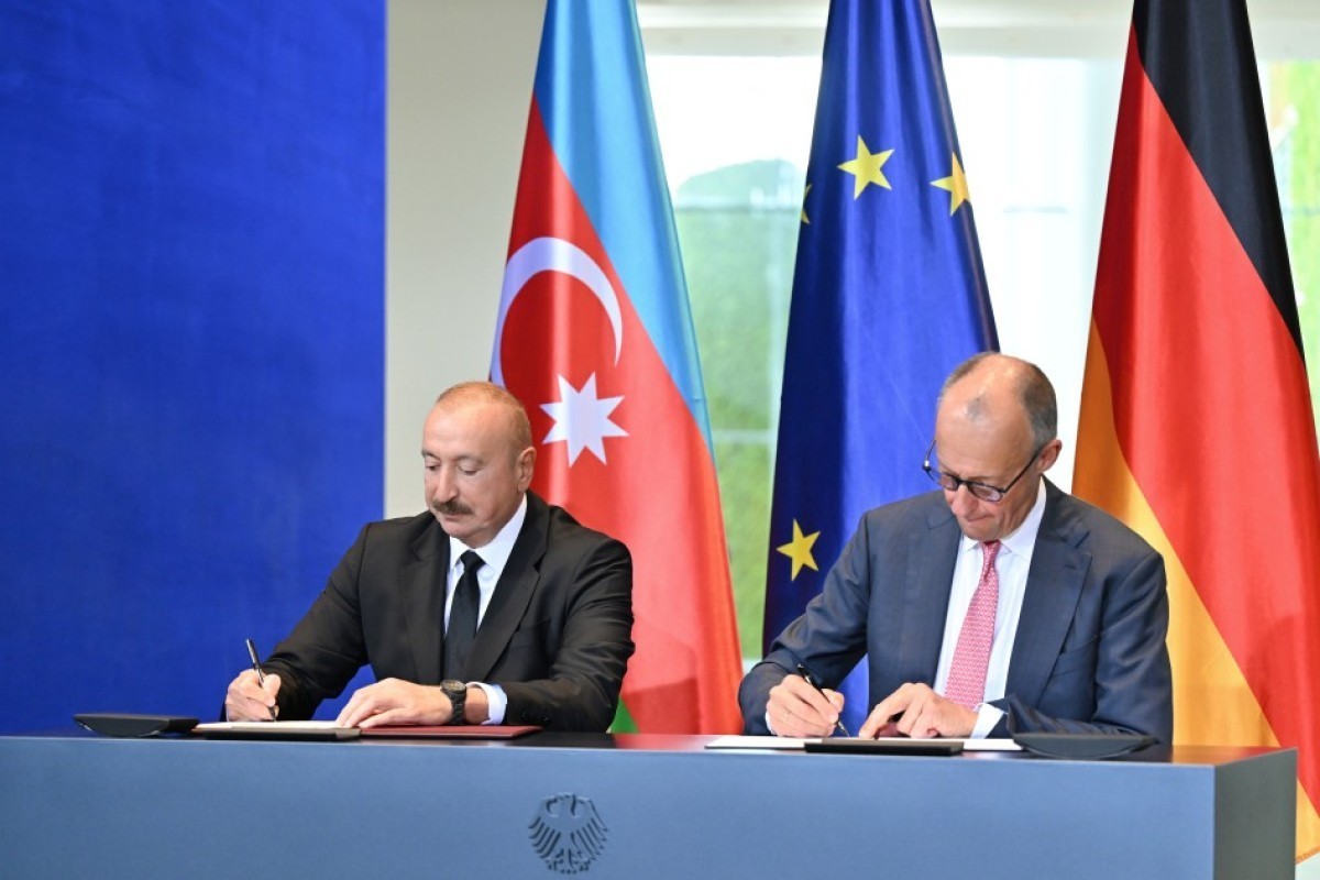 Azerbaijani-German documents signed in Berlin - <span class="red_color">UPDATED