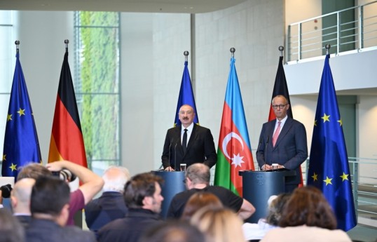 President Ilham Aliyev touches upon relations with the European Union at press conference