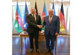 Presidents of Azerbaijan and Germany held one-on-one meeting - UPDATED 