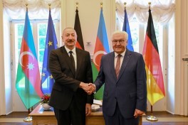 Presidents of Azerbaijan and Germany held one-on-one meeting - UPDATED 