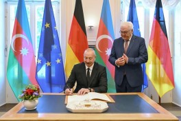 Presidents of Azerbaijan and Germany held one-on-one meeting - UPDATED 