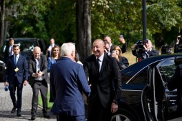 Presidents of Azerbaijan and Germany held one-on-one meeting - UPDATED 