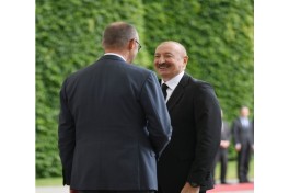 Official welcome ceremony was held for President Ilham Aliyev in Berlin