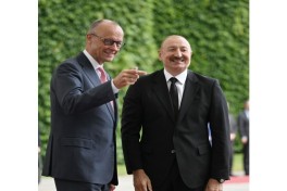 Official welcome ceremony was held for President Ilham Aliyev in Berlin