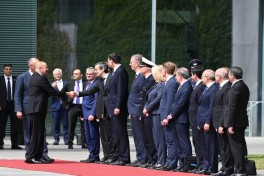 Official welcome ceremony was held for President Ilham Aliyev in Berlin