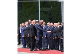 Official welcome ceremony was held for President Ilham Aliyev in Berlin