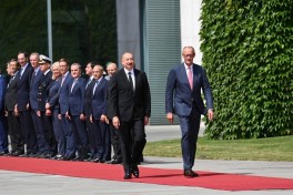 Official welcome ceremony was held for President Ilham Aliyev in Berlin