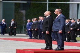 Official welcome ceremony was held for President Ilham Aliyev in Berlin
