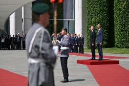 Official welcome ceremony was held for President Ilham Aliyev in Berlin