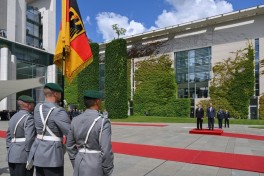 Official welcome ceremony was held for President Ilham Aliyev in Berlin