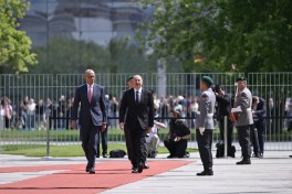 Official welcome ceremony was held for President Ilham Aliyev in Berlin