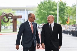 Official welcome ceremony was held for President Ilham Aliyev in Berlin