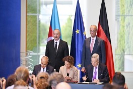 Azerbaijani-German documents signed in Berlin - UPDATED 
