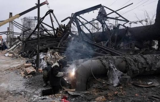 Russia attacked a training ground hosting a defense products exhibition near Kyiv
