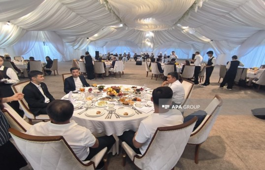 Reception held for Azerbaijani journalists at Kyrgyz President's State Residence No. 2