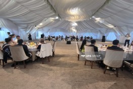 Reception held for Azerbaijani journalists at Kyrgyz President's State Residence No. 2