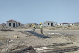 Construction nearing completion in Jabrayil's Soltanli village, first residents expected to return by year-end - PHOTO 