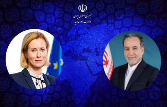 Iranian foreign minister, EU's top diplomat discuss Ukraine vessel attack, Hormuz tensions