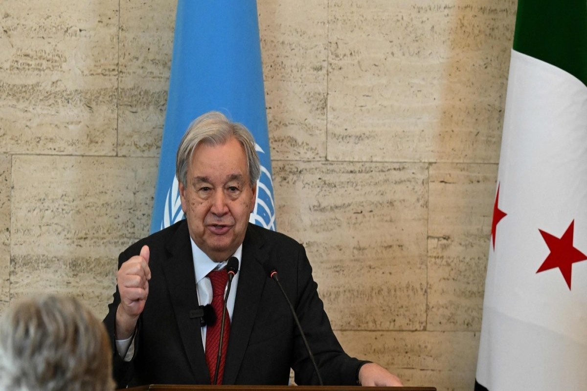 Turkish FM, UN chief Guterres discuss regional developments